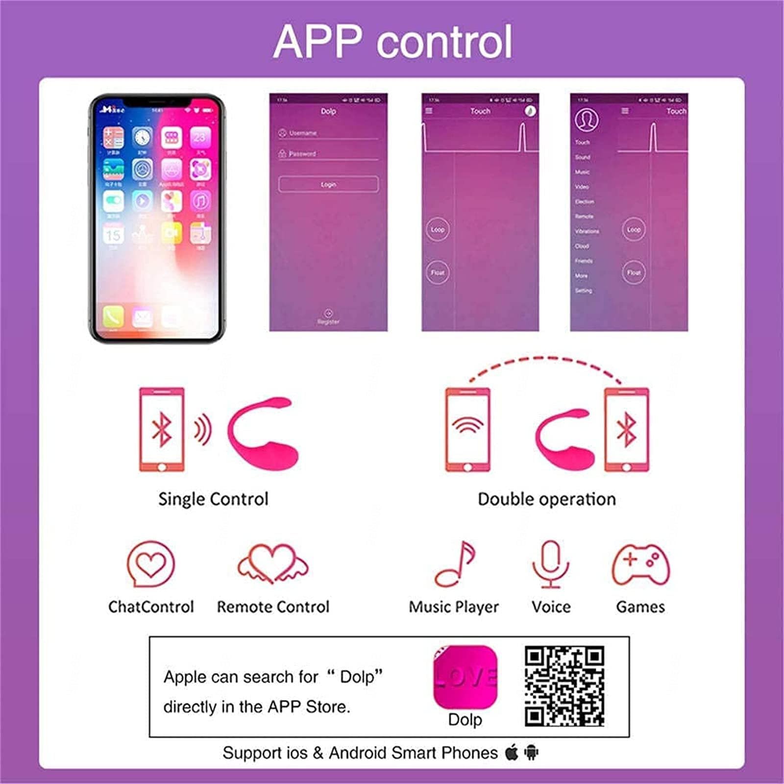 Premium Mini Vibrator with Wireless Bluetooth Remote Control - Silicone Rose Red Adult Toy for Couples, Solo Play, and Sensual Massage - Perfect for Gifts, Travel & Discreet Pleasure
