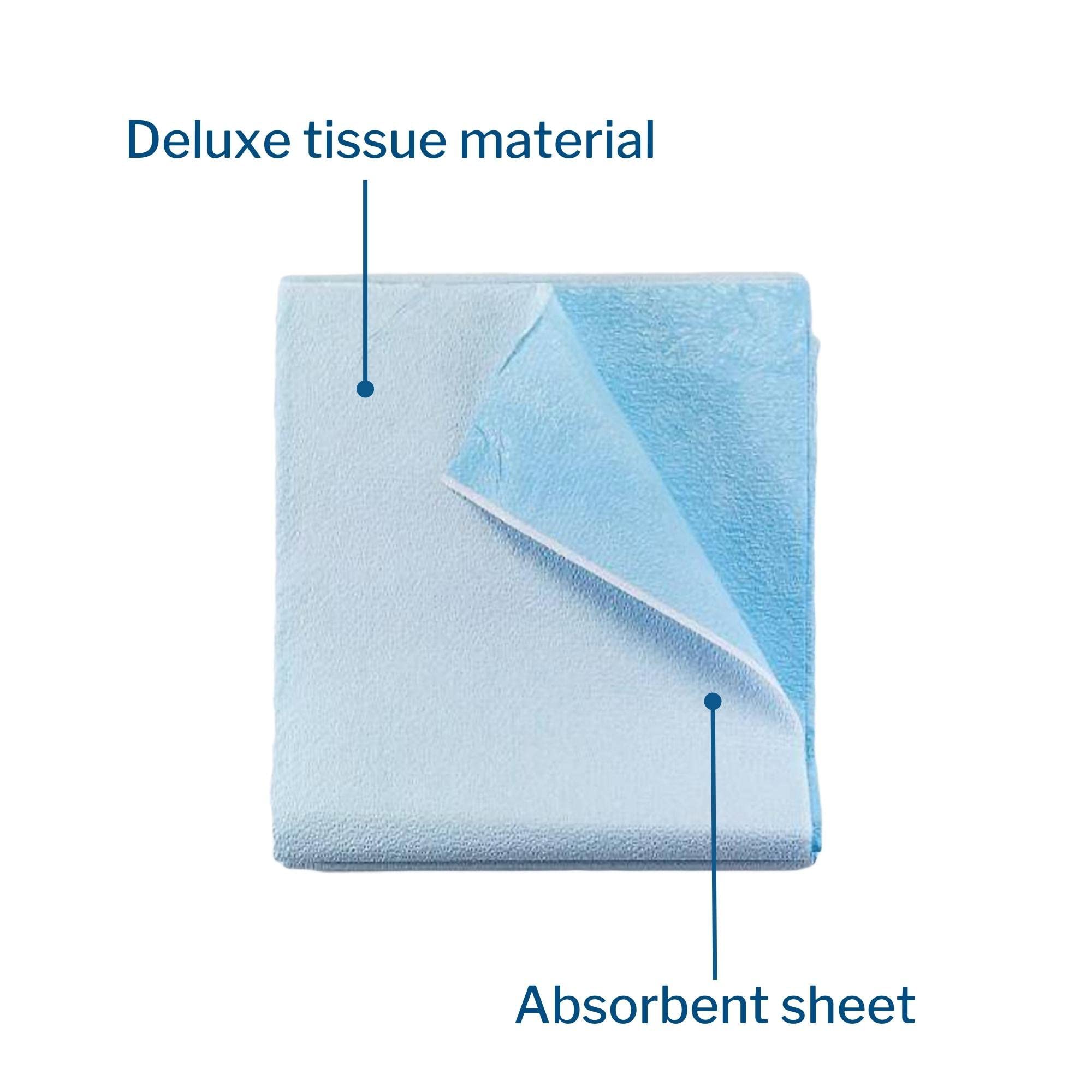 McKesson Disposable Stretcher Drape Sheets [50 Count] - Latex-Free Medical Bed Sheets 40