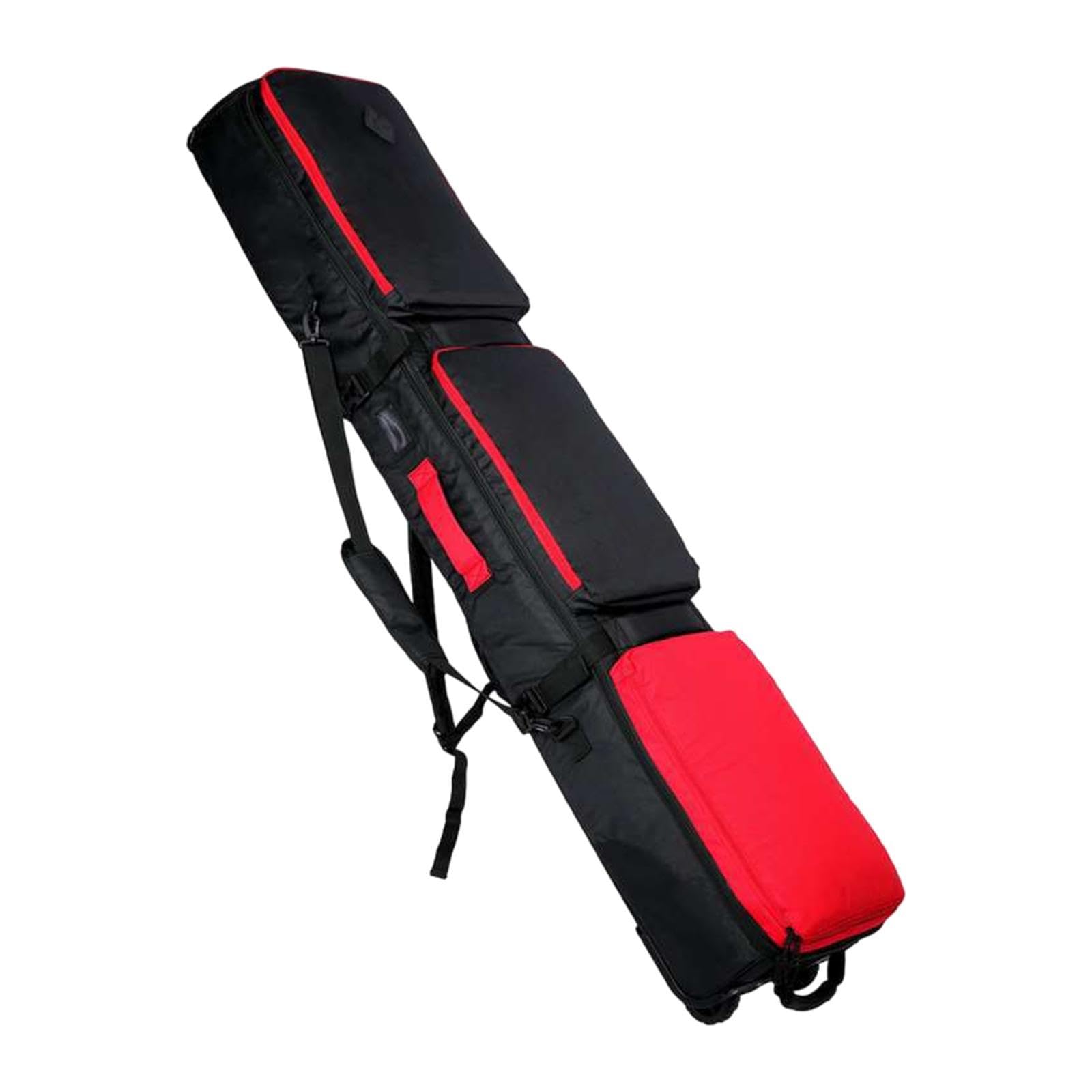 **Durable Ski Bag with Wheels & Carrying Handle - Waterproof Snowboard Storage Bag for Travel & Snowboarding - Perfect for Airplane, Car, and Resort Use**