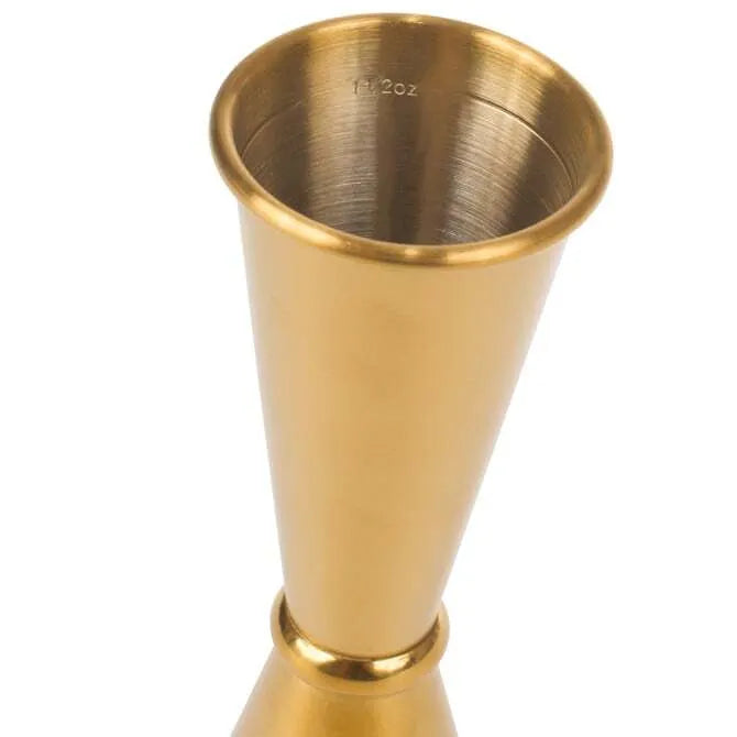 Premium Japanese Style Jigger - 1 oz & 2 oz Dual Measuring Cup for Cocktails - Perfect for Bartenders, Mixologists & Home Bars - Ideal for Crafting Martinis, Margaritas & Precision Cocktails
