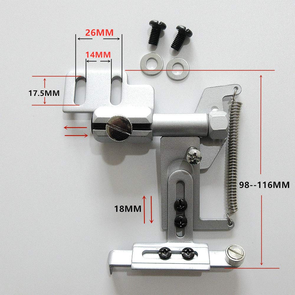 Cylinder Walking Foot Sewing Machine Suspended Edge Guide - Professional Quilting & Leather Stitching Accessory for Even Seams | Perfect for Upholstery, Bag Making & Heavy Fabric Sewing Projects