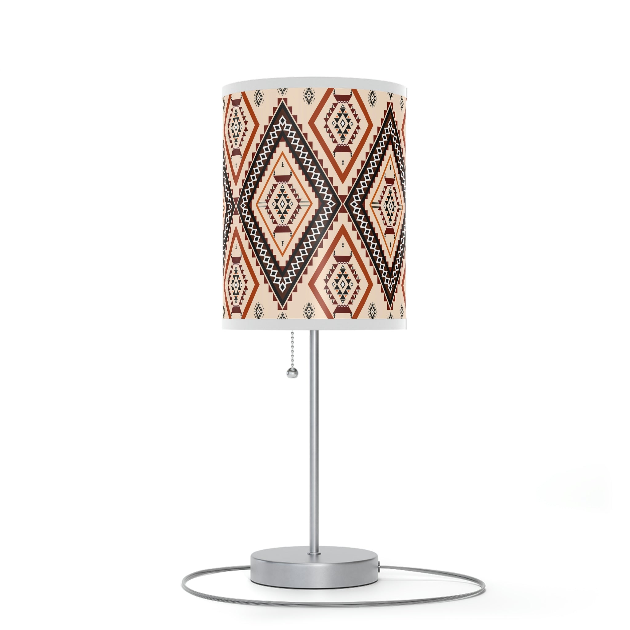 Southwestern Style Table Lamp for Bedroom & Living Room - Adjustable Reading Light with US/CA Plug - Perfect for Nightstands, Sofa Side Tables and Home Office Desks