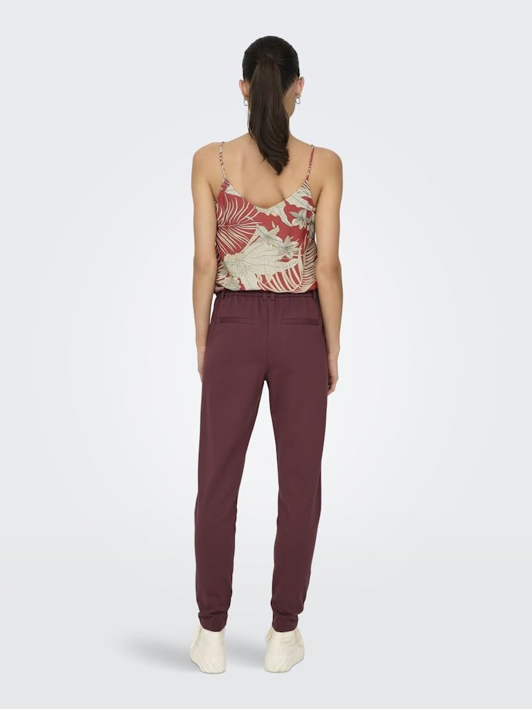 ONLY Women's Onlpoptrash Life Easy Colored Pants - Comfortable Stretch Noos Trousers for Casual Wear, Office & Everyday Outfits