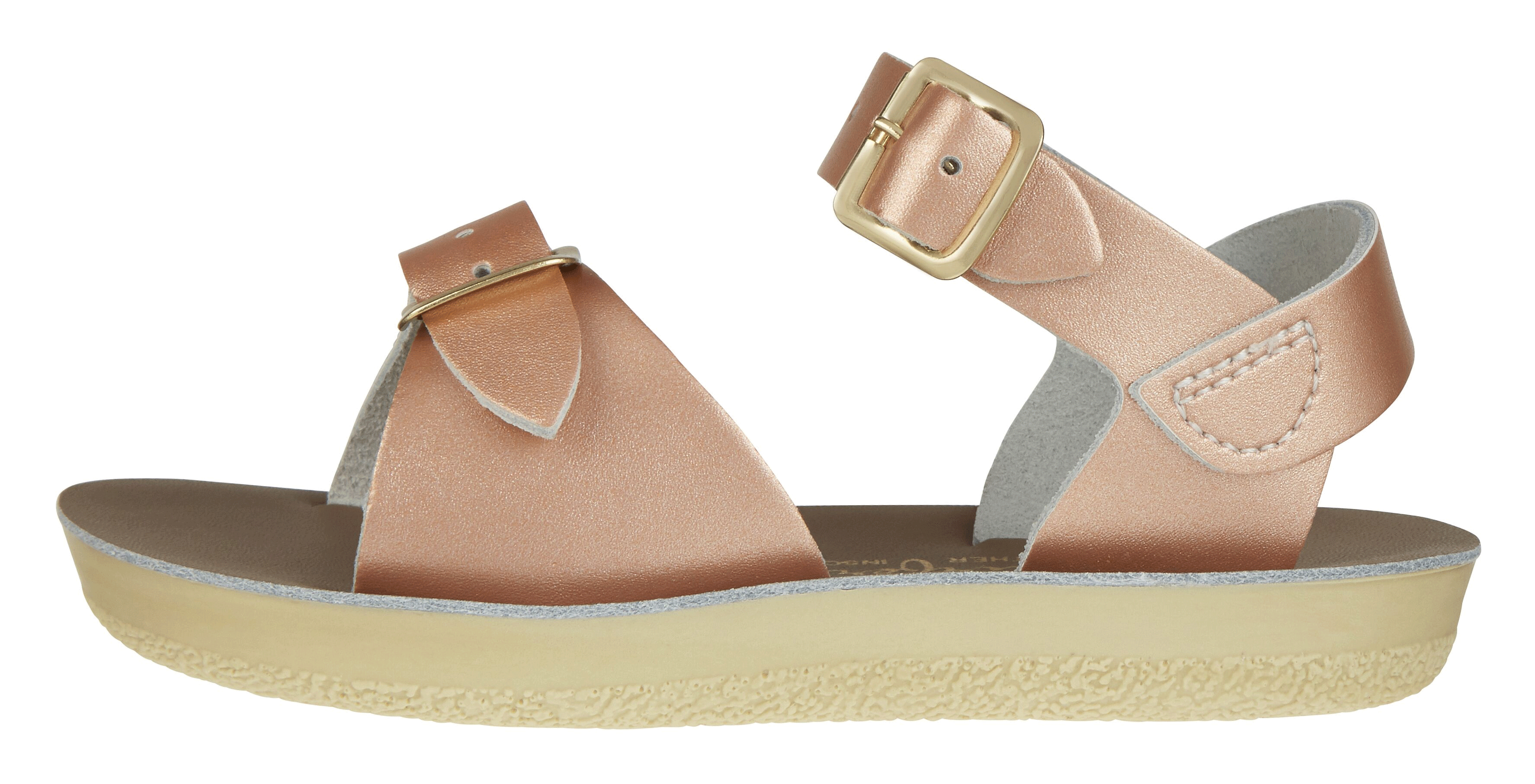 Rose Gold Surfer Sandals for Women - Comfortable Beach Flip Flops with Arch Support - Perfect for Summer Vacation, Poolside, and Casual Outings