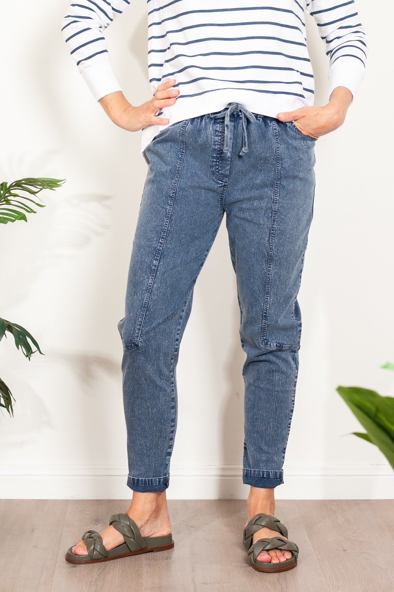 Lulu Organic Cotton Soho Jeans for Women - High Waist Skinny Stretch Denim Pants - Eco-Friendly Comfort Fit (Perfect for Casual Wear, Office & Travel)
