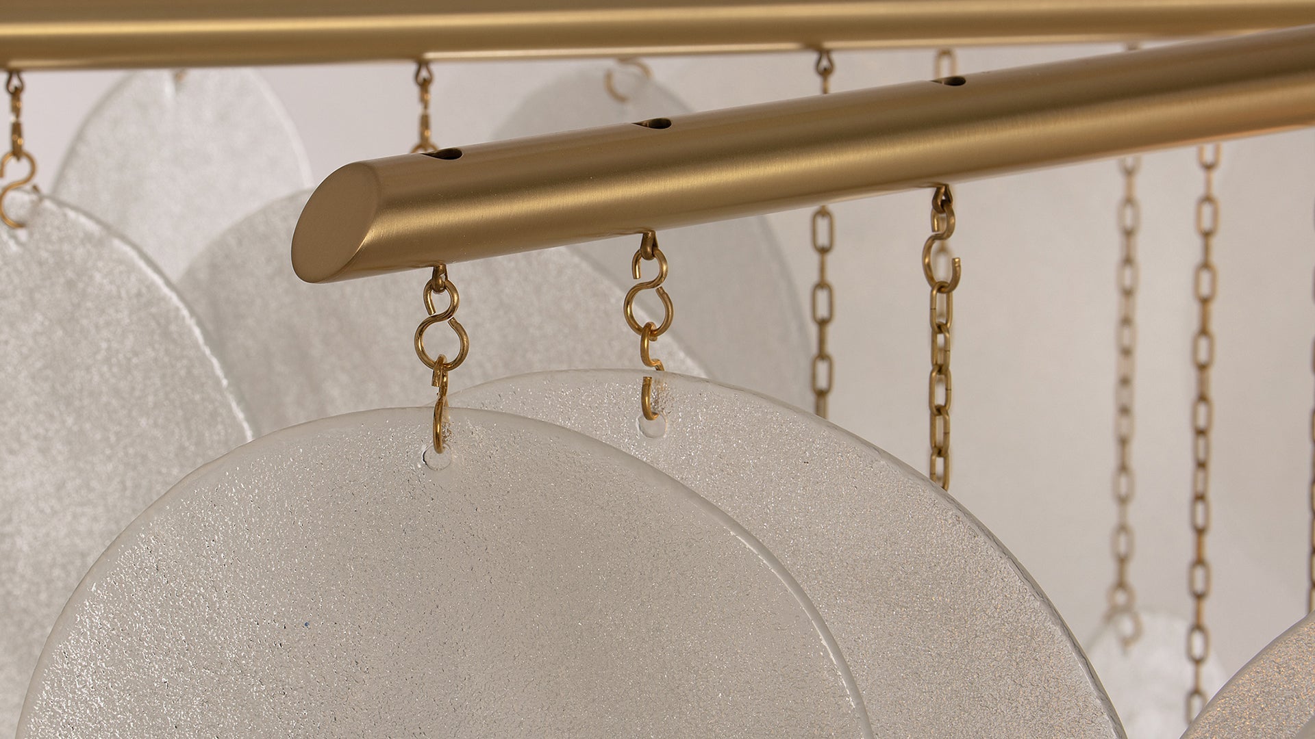 Briony Glass Round Pendant Chandelier 35'' & 47'' - Modern Ceiling Light Fixture for Dining Room, Kitchen Island, and Living Room Decor