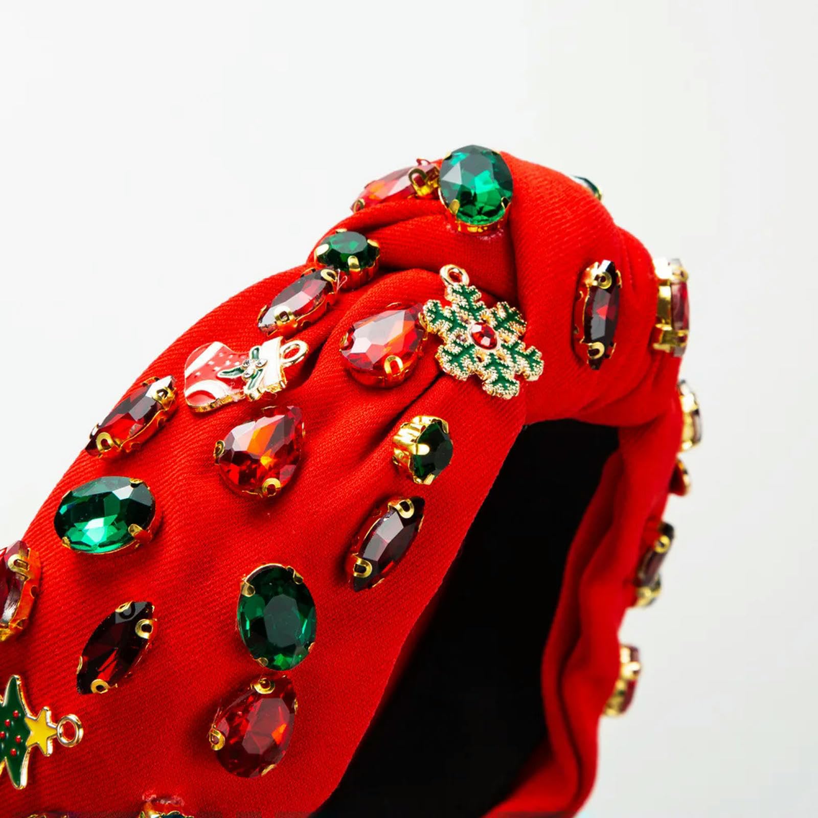 Christmas Headbands for Women & Girls - Cute Cartoon Hair Bands, Hair Bows & Hair Accessories for Holiday Parties & Festive Outfits