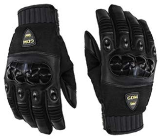 GDM Motorcycle Protective Gear Bundle - Full Set (Helmet, Jacket, Gloves, Backpack) in Stealth Black - Large Size for Men & Women - Perfect for Street Biking, Commuting & Adventure Riding