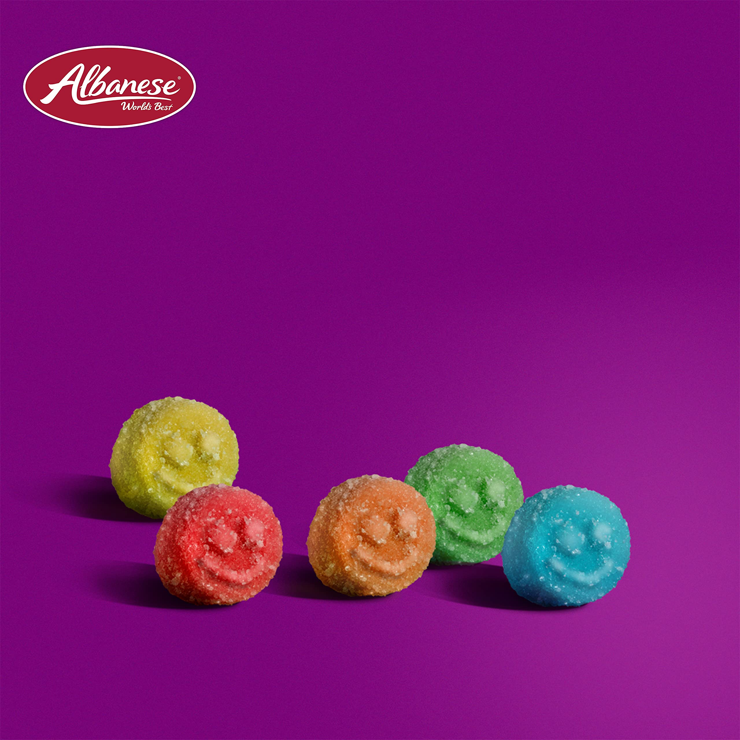Albanese World's Best Sour Gummi Poppers - 4.5lb Bulk Candy for Parties, Gifts & Movie Nights - Assorted Flavors Sour Gummy Candy Snacks