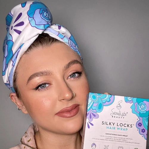Seoulista Premium Silk Hair Wrap for Women - Soft & Smooth Hair Protection for Sleeping, Travel & Styling