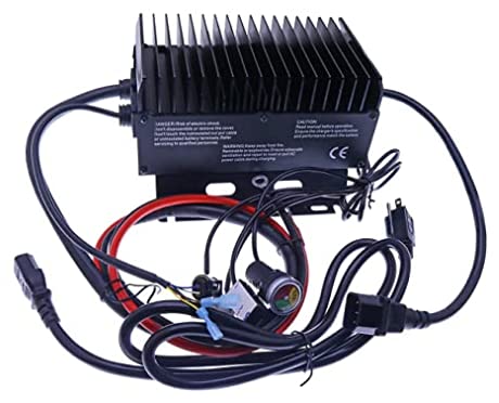 24V 25A Battery Charger for Genie GS Scissor Lifts - Compatible with GS-1530, GS-1930, GS-2032, GS-2632, GS-3232 & More Models - Heavy-Duty Replacement Charger for Construction & Industrial Equipment