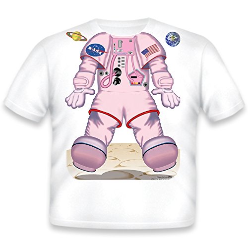 Just Add A Kid Little Girls' Astronaut T-Shirt - Space Theme Cotton Tee for Toddler & Kids - Perfect for School, Playdates & Space-Themed Birthday Parties