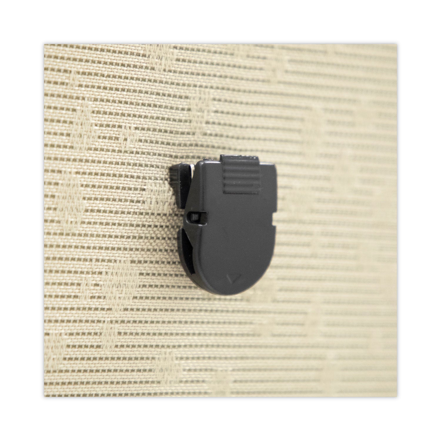 Advantus Black Wall Clips for Fabric Panels - 40 Sheet Capacity, Pack of 20 | Perfect for Office Organization, Classroom Displays & Home Decor