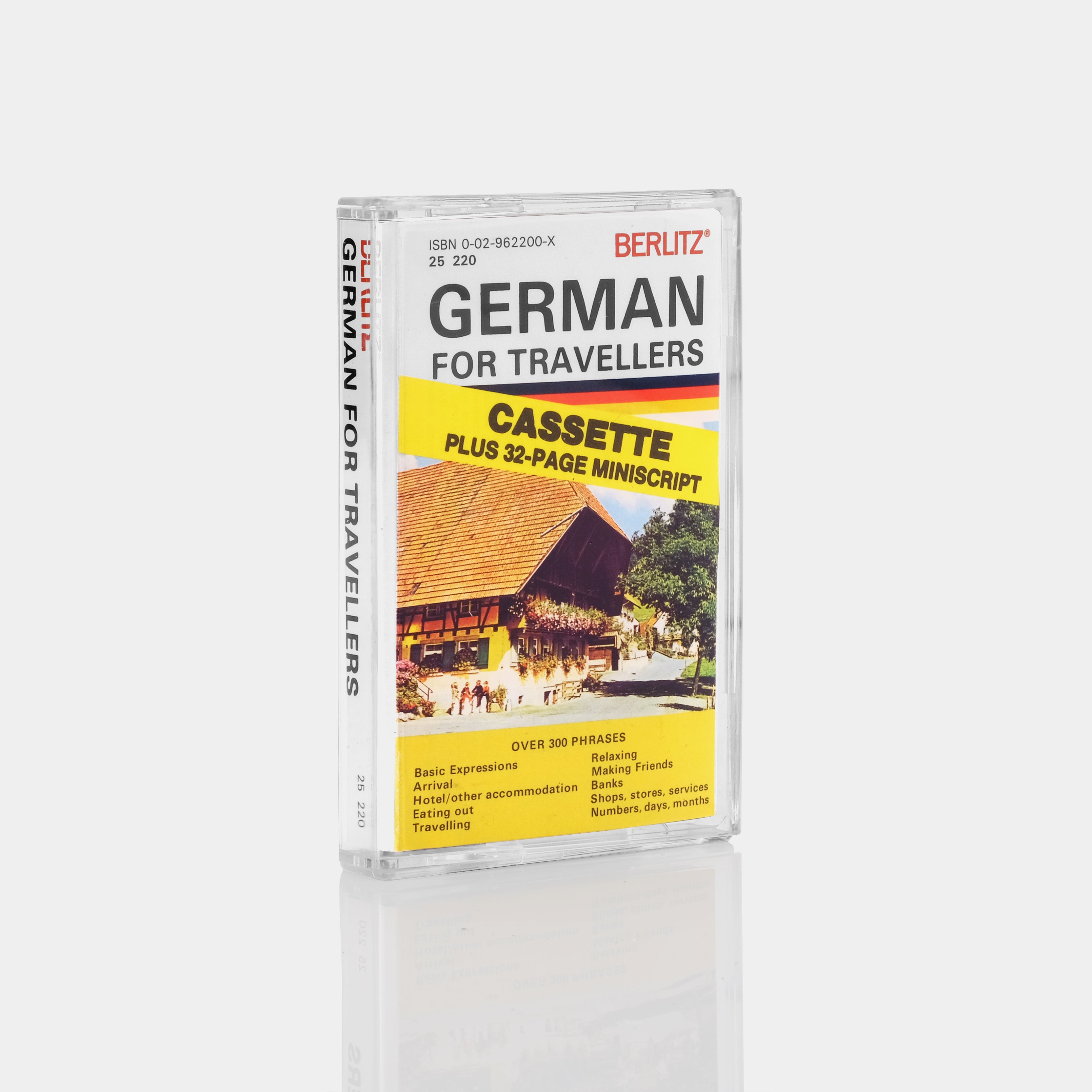 Berlitz German for Travelers Audio Cassette – Learn Essential German Phrases for Travel & Tourism | Perfect for Language Learning on the Go