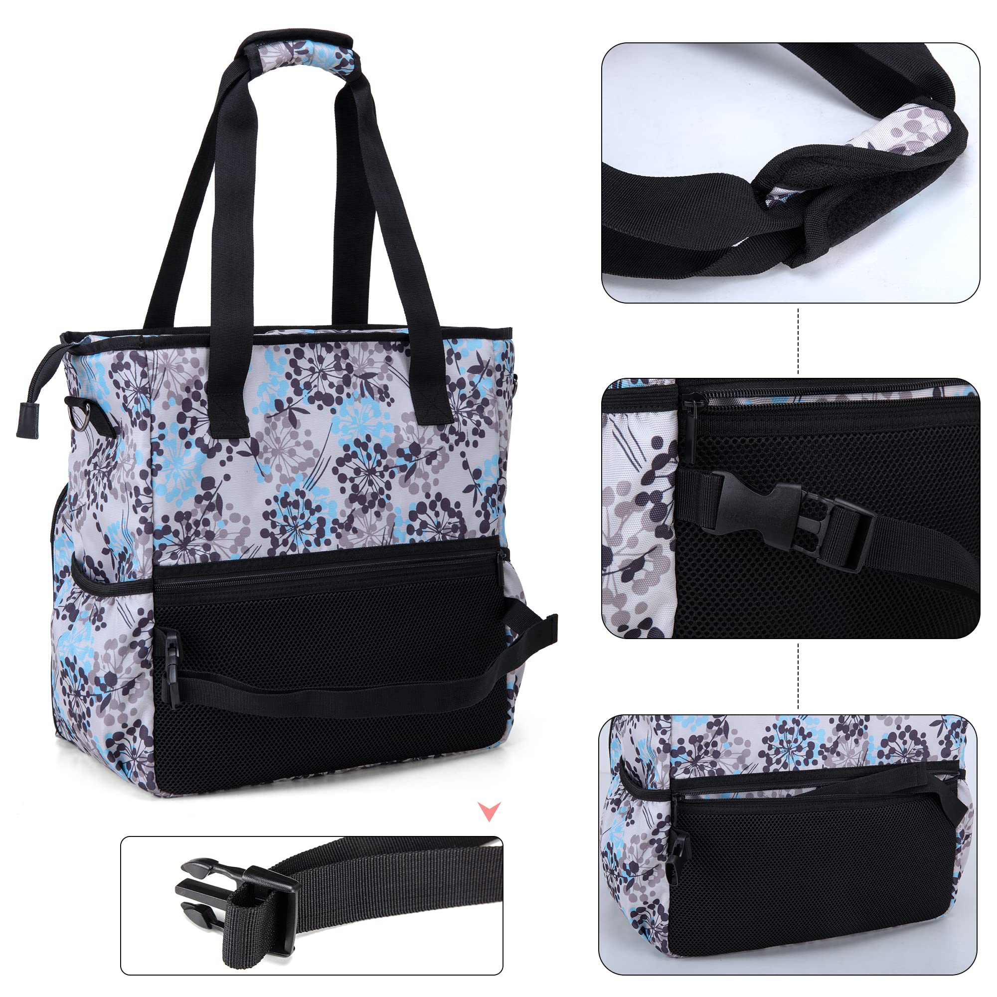 BAFASO Car Seat Organizer with Laptop Sleeve & Adjustable Shoulder Strap - Universal Front Seat Storage Organizer for Phones, Keys, Snacks - Perfect for Road Trips, Commuting & Family Travel