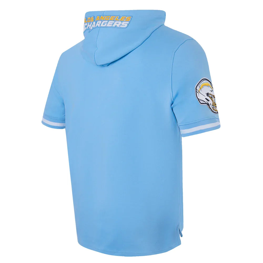 Justin Herbert #10 Chargers Men's Short Sleeve Hoodie - NFL Pro Standard Pullover for Game Day, Tailgating & Casual Wear