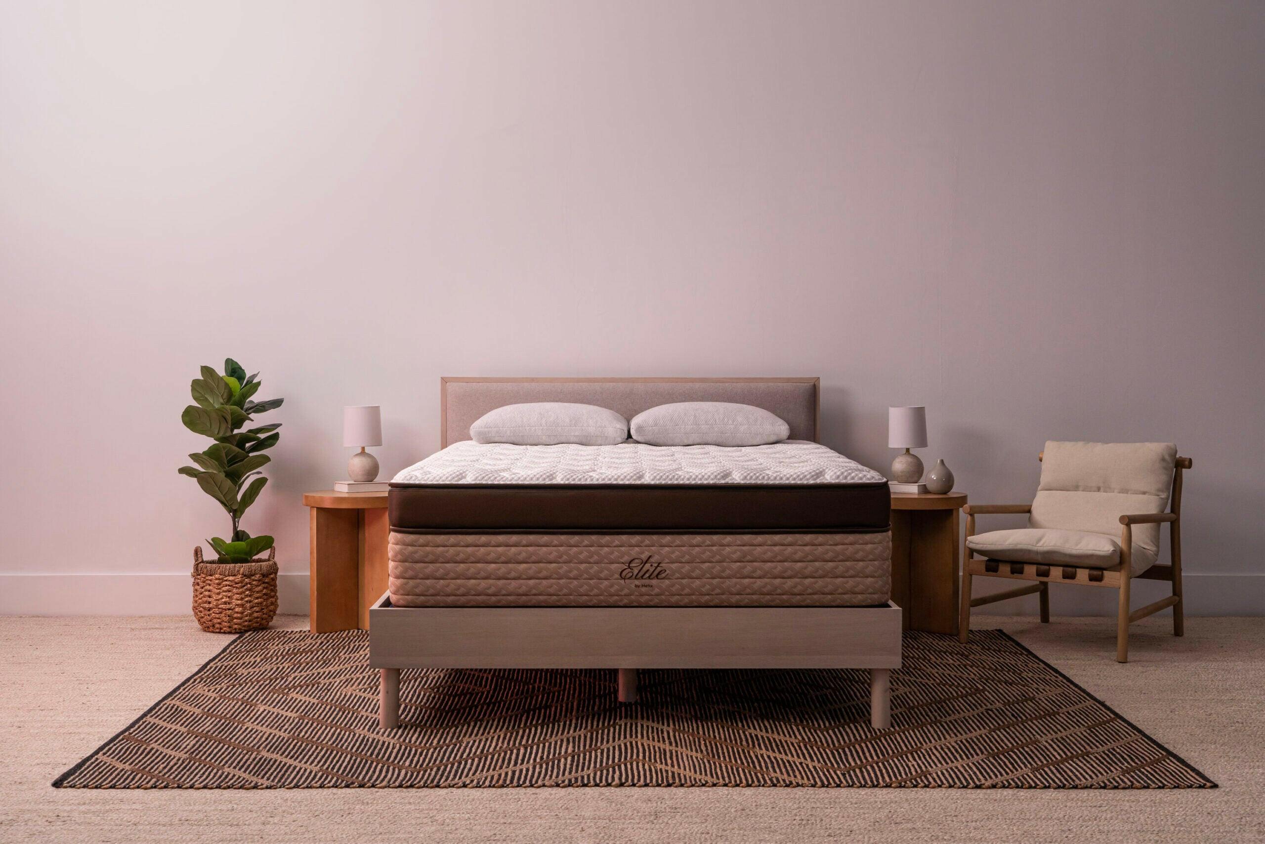 Helix Midnight Elite Medium Queen Size Mattress - Premium Cooling Memory Foam for Back Pain Relief - Perfect for Side Sleepers & Hot Sleepers