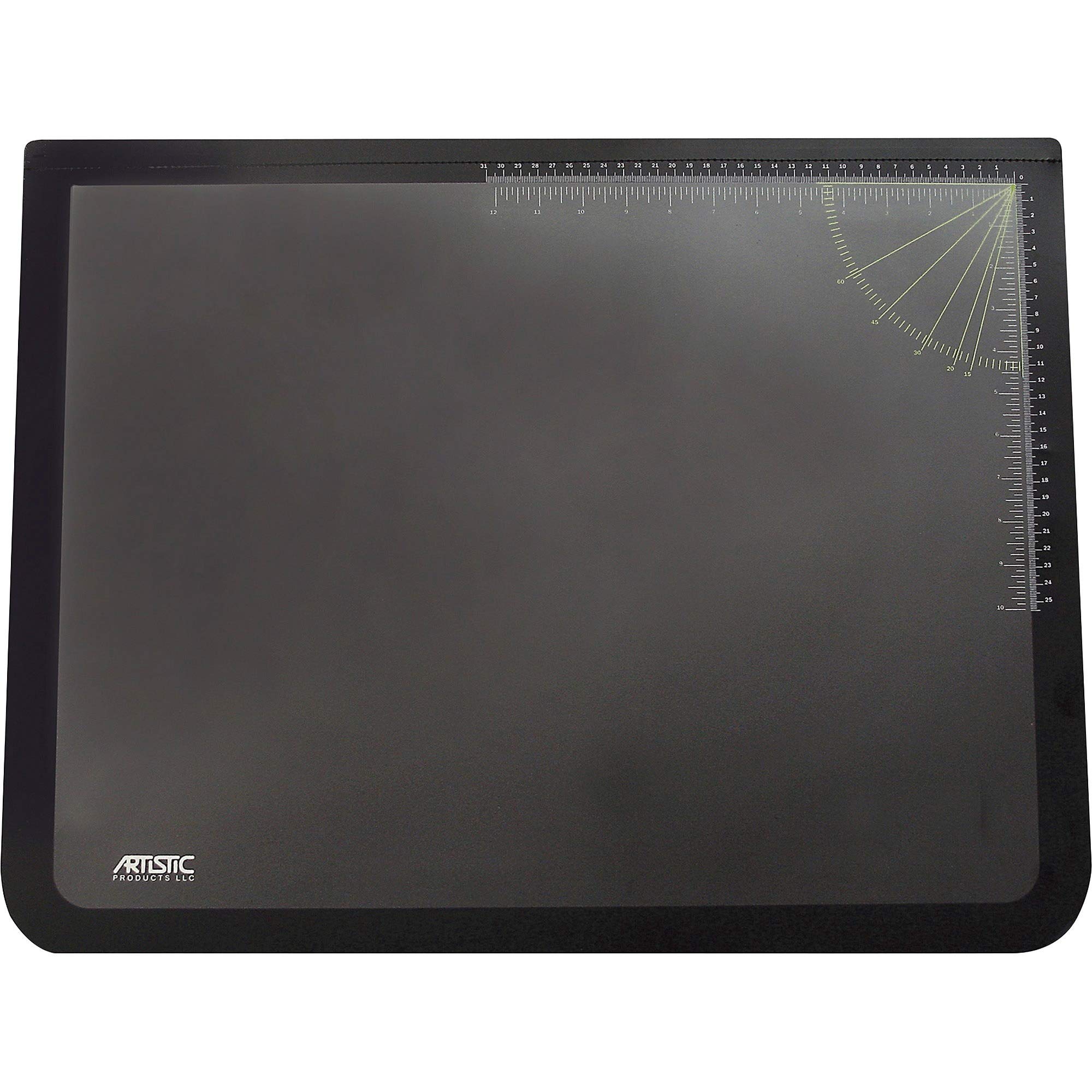 Artistic 41100 Logo Pad with English/Metric Ruler - 24x19 Inch Black Sketchbook for Graphic Designers & Architects | Perfect for Drawing, Drafting & Creative Projects