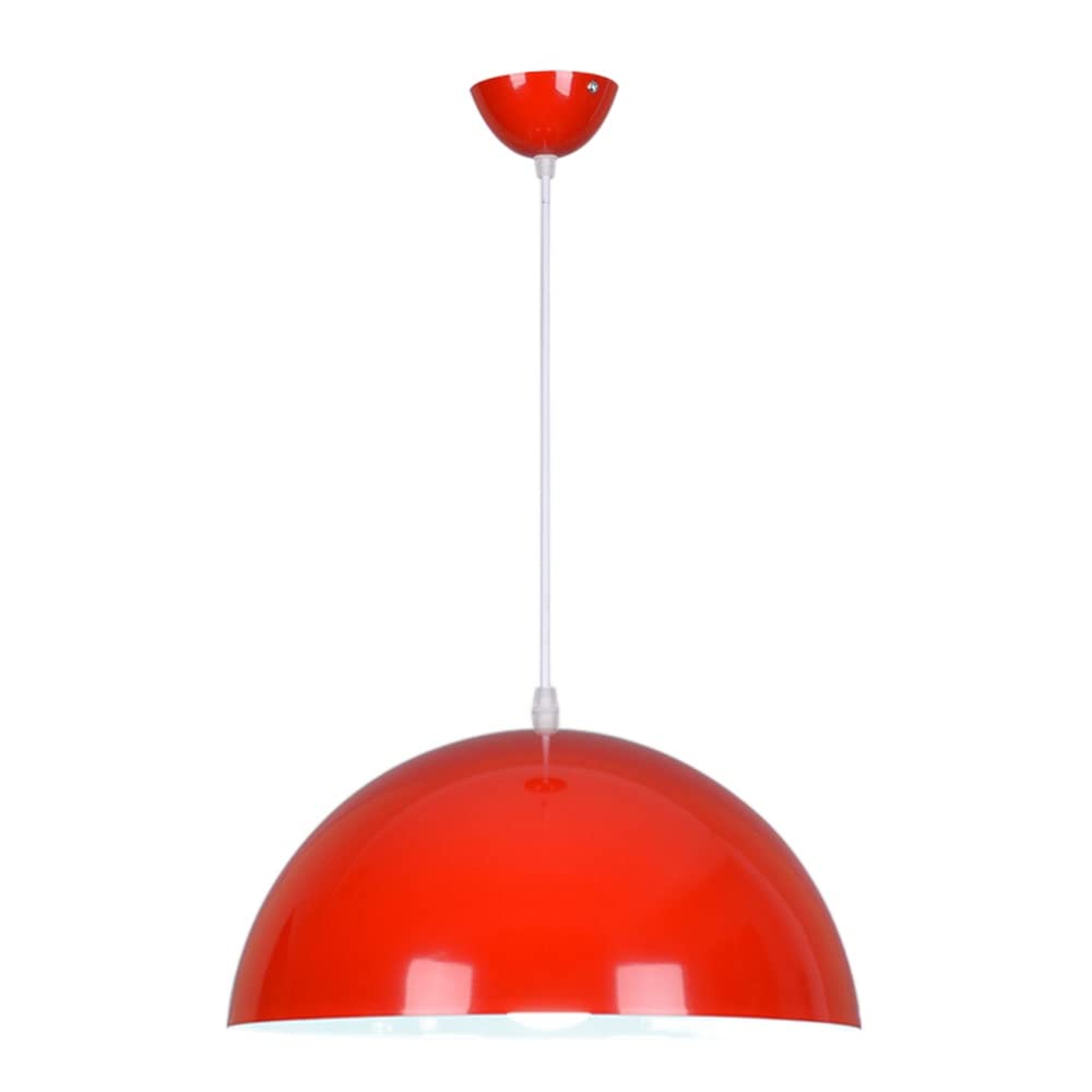 CHENKUI Minimalist Colored Pendant Light - Modern Macaron Chandelier with E27 Base, Nordic Style Metal Hanging Lamp for Living Room, Bedroom & Dining Room - Perfect for Home Decor, Cafe Lighting and Interior Design