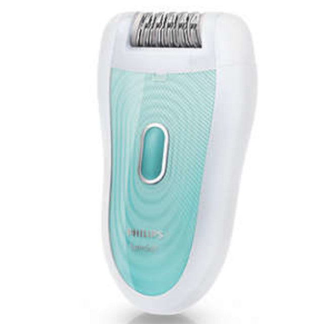 Refurbished Philips HP6521/01 Satin Soft Wet & Dry Cordless Epilator - Home Essentials Warranty | Painless Hair Removal for Legs, Underarms & Bikini Line | Perfect for Travel & At-Home Use
