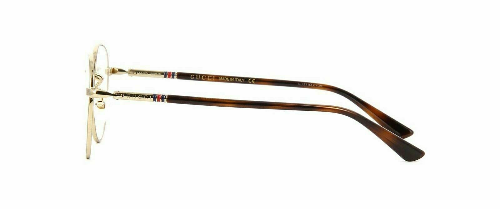 Gucci GG 0392O 003 Gold Havana Eyeglasses for Women & Men - Luxury Designer Sunglasses for Everyday Wear & Fashion Accessories