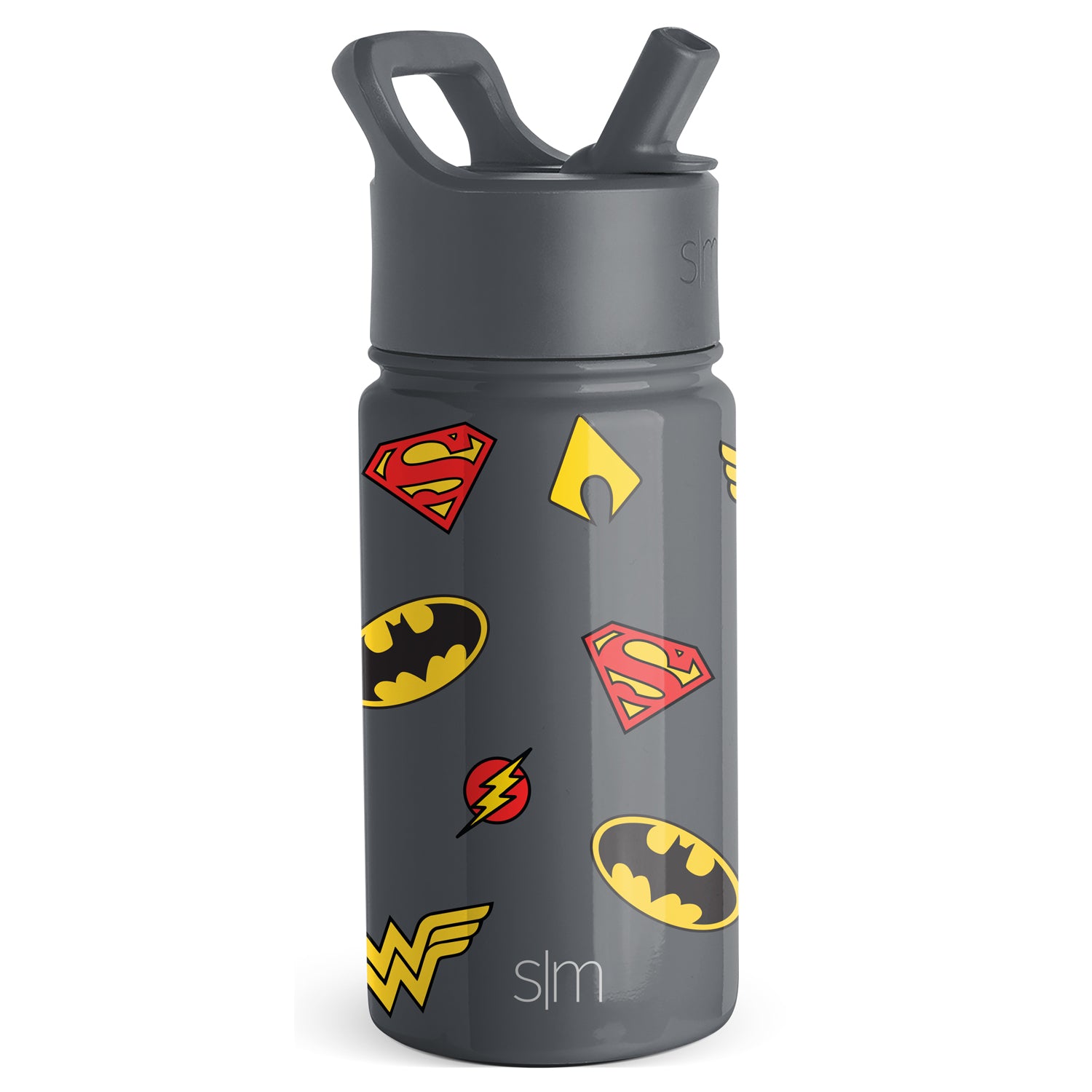 Summit Kids Water Bottle with Straw Lid - BPA Free, Leak Proof, Insulated Stainless Steel Bottle for School, Sports & Outdoor Activities