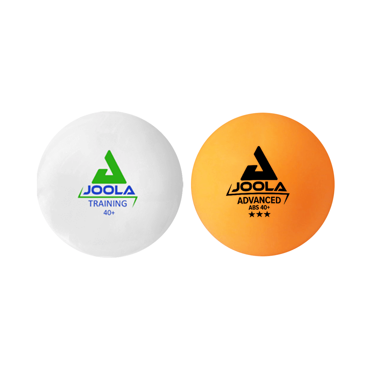 JOOLA Advanced Training ABS 3 Star Table Tennis Balls - Professional Ping Pong Balls for Practice & Competition - Perfect for Indoor & Outdoor Play, Clubs & Home Use