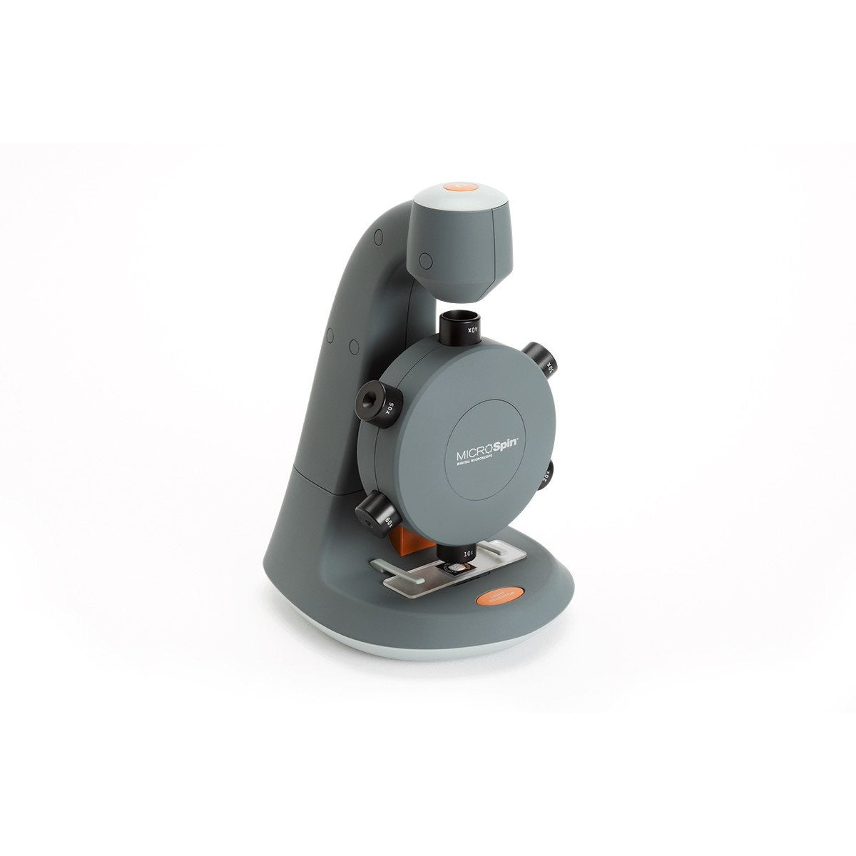 MicroSpin 2 MP Digital Microscope with Adjustable LED - High Resolution USB Microscope for Coin Collecting, Jewelry Inspection & Science Education
