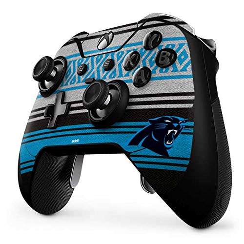 Official NFL Carolina Panthers Gaming Skin for Xbox One Elite Controller - Custom Decal Sticker with Trailblazer Design - Perfect for Gamers & Sports Fans