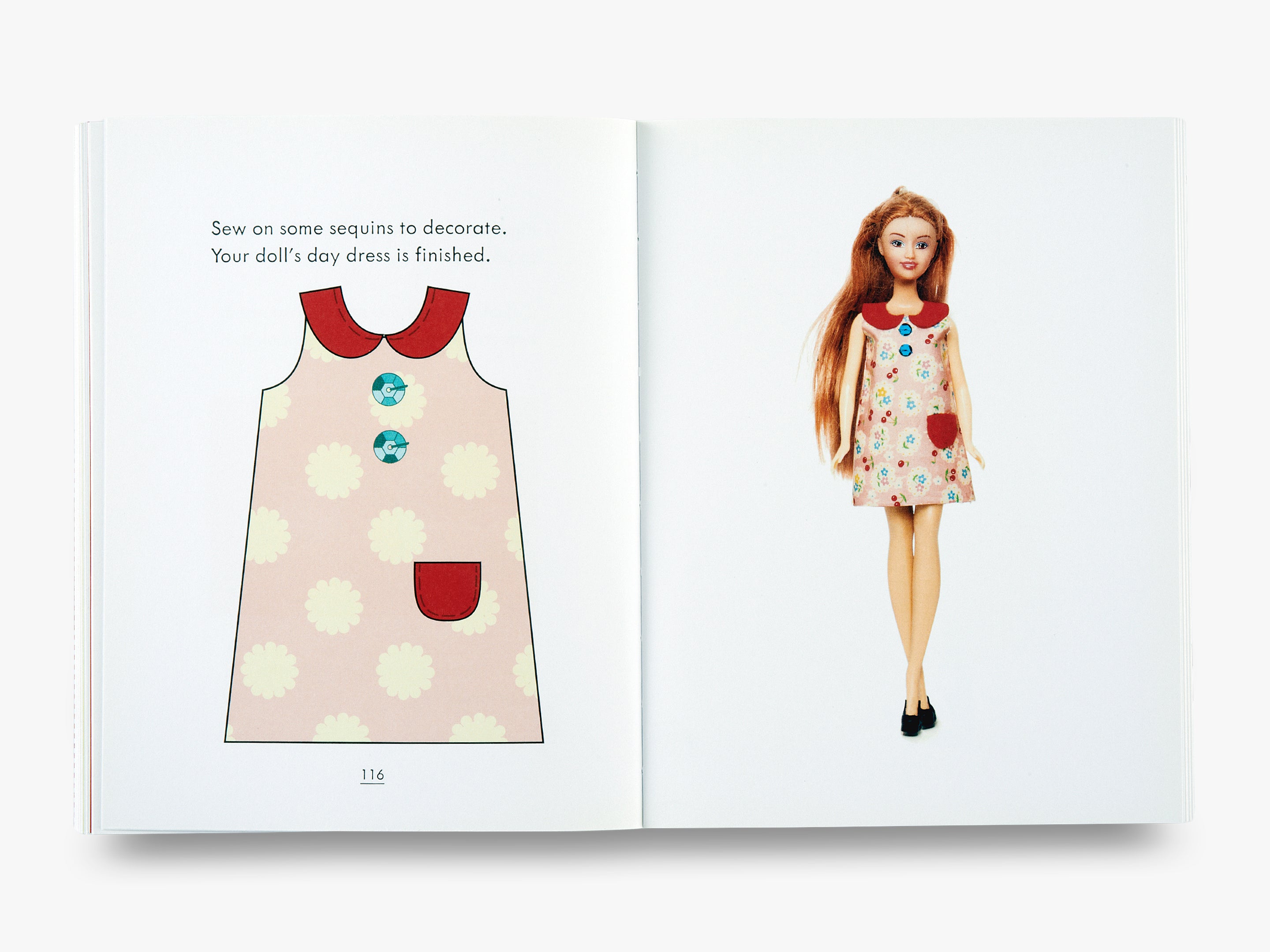 DIY Doll Clothes Kit - Sewing Patterns & Fabric for American Girl Dolls | Perfect for Kids Crafts, Dress Up & Creative Play
