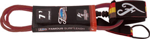 Famous Riot Squad 7-Foot Red Dog Leash - Durable Everyday Walking Lead for Medium & Large Dogs - Perfect for Park Walks, Jogging & Outdoor Adventures