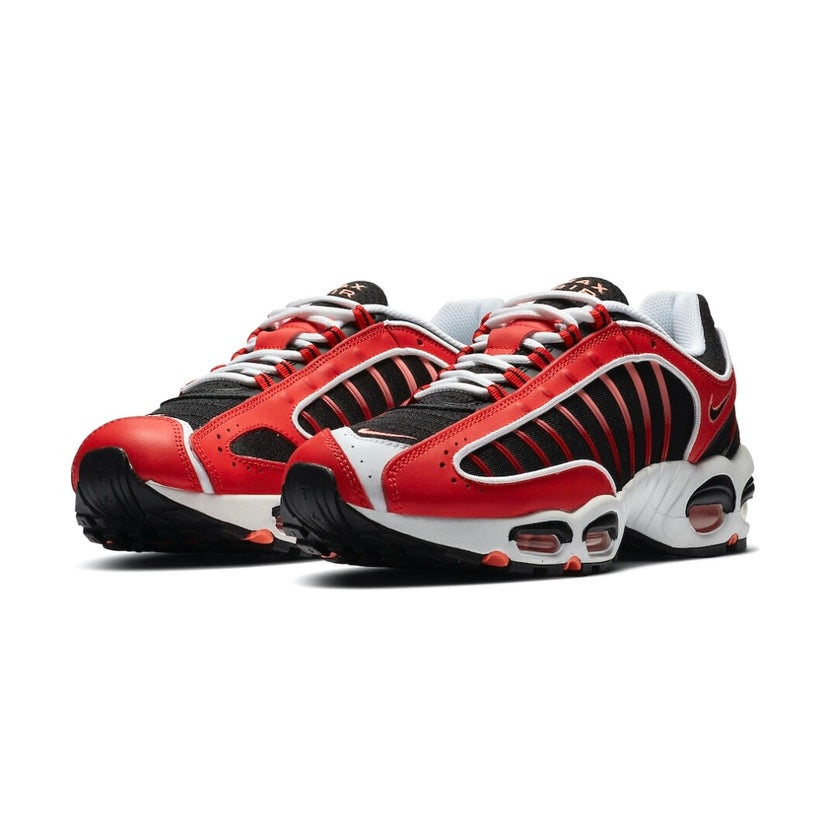 Nike Air Max Tailwind IV Running Shoes - Men's Chile Red/Black/Atomic Pink for Jogging, Gym & Casual Wear