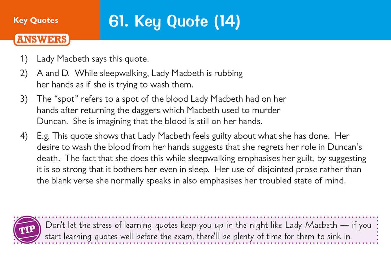 GCSE English Literature Revision Cards: Macbeth by Shakespeare - Study Guide for 2025 & 2026 Exams | CGP GCSE Question Cards | Perfect for Classroom Learning & Self-Study