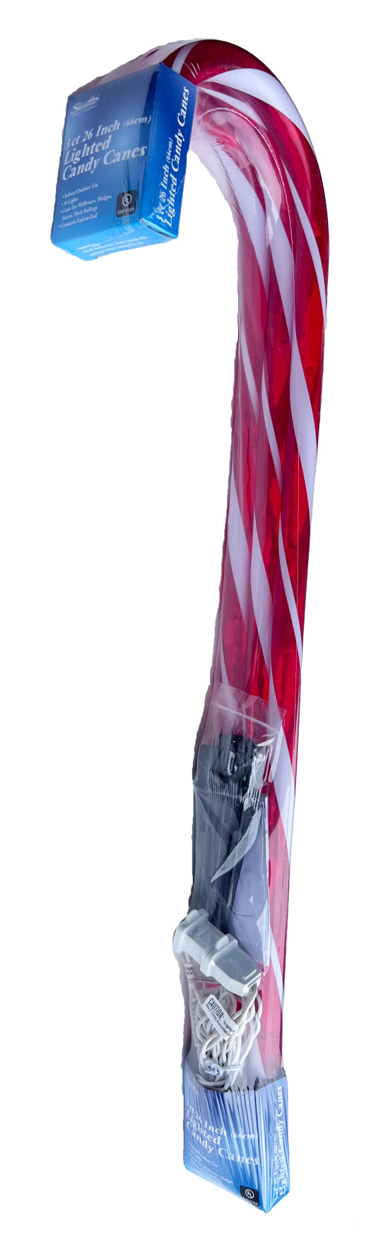 26 LED Candy Cane Lawn Stakes Outdoor Decorations - 3 Pack Set for Christmas Yard, Garden, Pathway & Holiday Party Decor