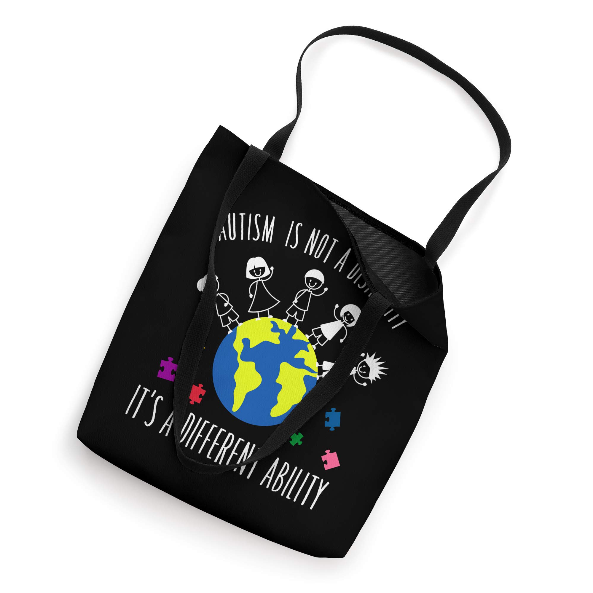 Autism Awareness Tote Bag - Inspirational & Durable Canvas Bag for Everyday Use - Perfect for Shopping, Work, or School