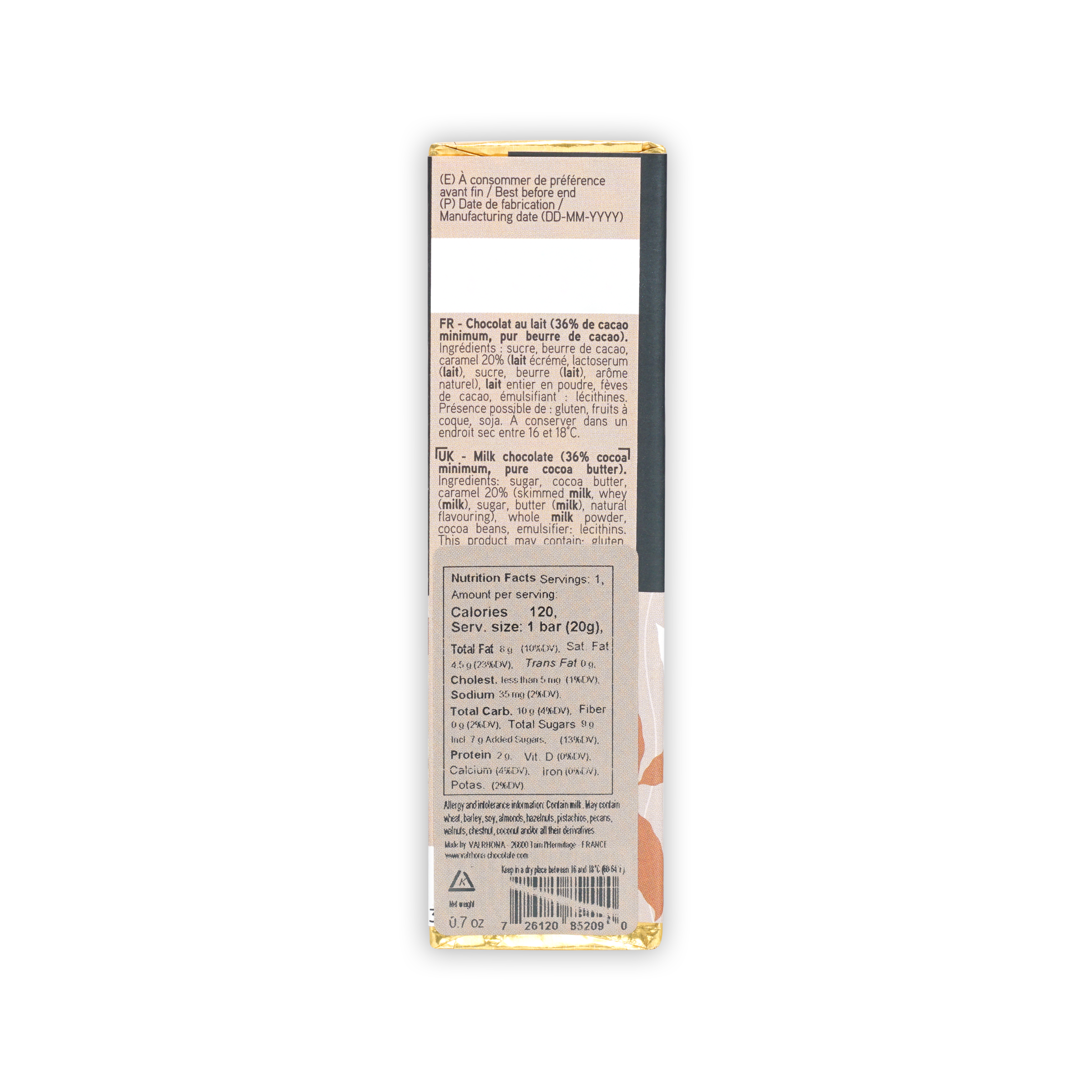 Valrhona Mini Chocolate Bars - Premium Gourmet Dark & Milk Chocolate Assortment for Baking, Gifting & Snacking - Perfect for Desserts, Parties & Holiday Treats
