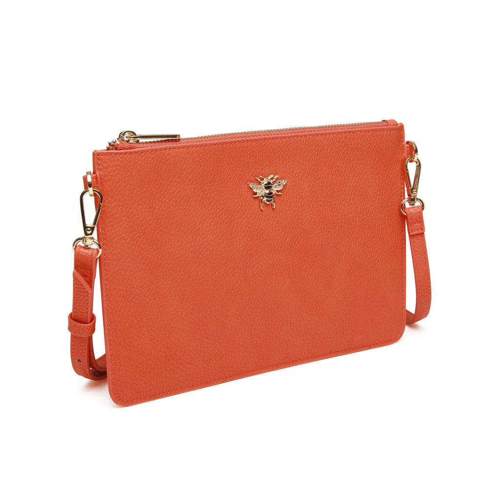Alice Wheeler Ealing Phone & Clutch Pouch - Orange Crossbody Bag for Women | Perfect for Parties, Travel & Everyday Use