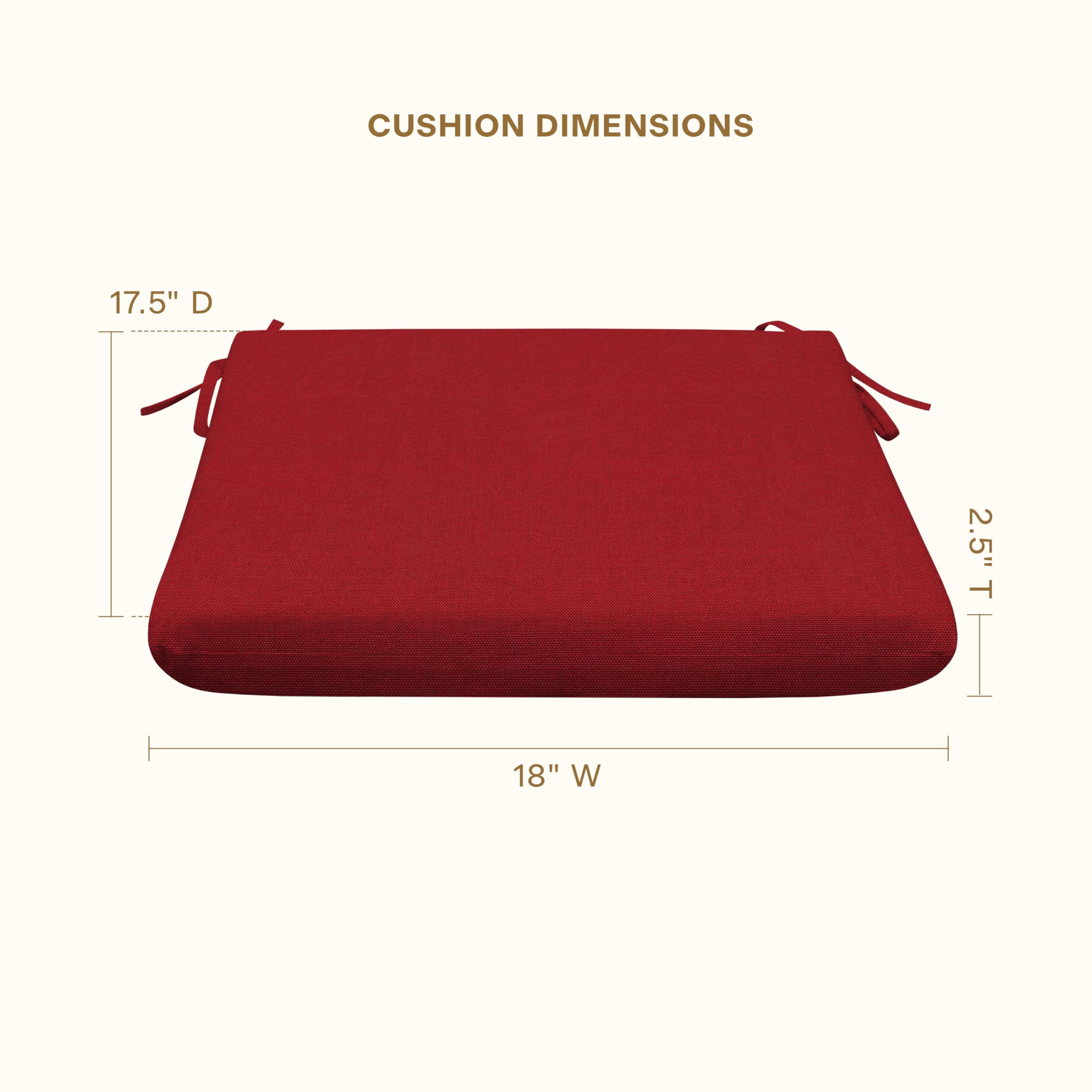 Premium Honeycomb Outdoor Universal Seat Cushion Set - 18
