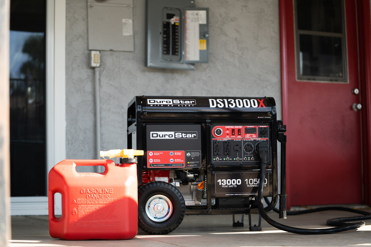 13,000 Watt Portable Gasoline Generator with CO Alert - Reliable Backup Power for Home, Camping & Emergency Use