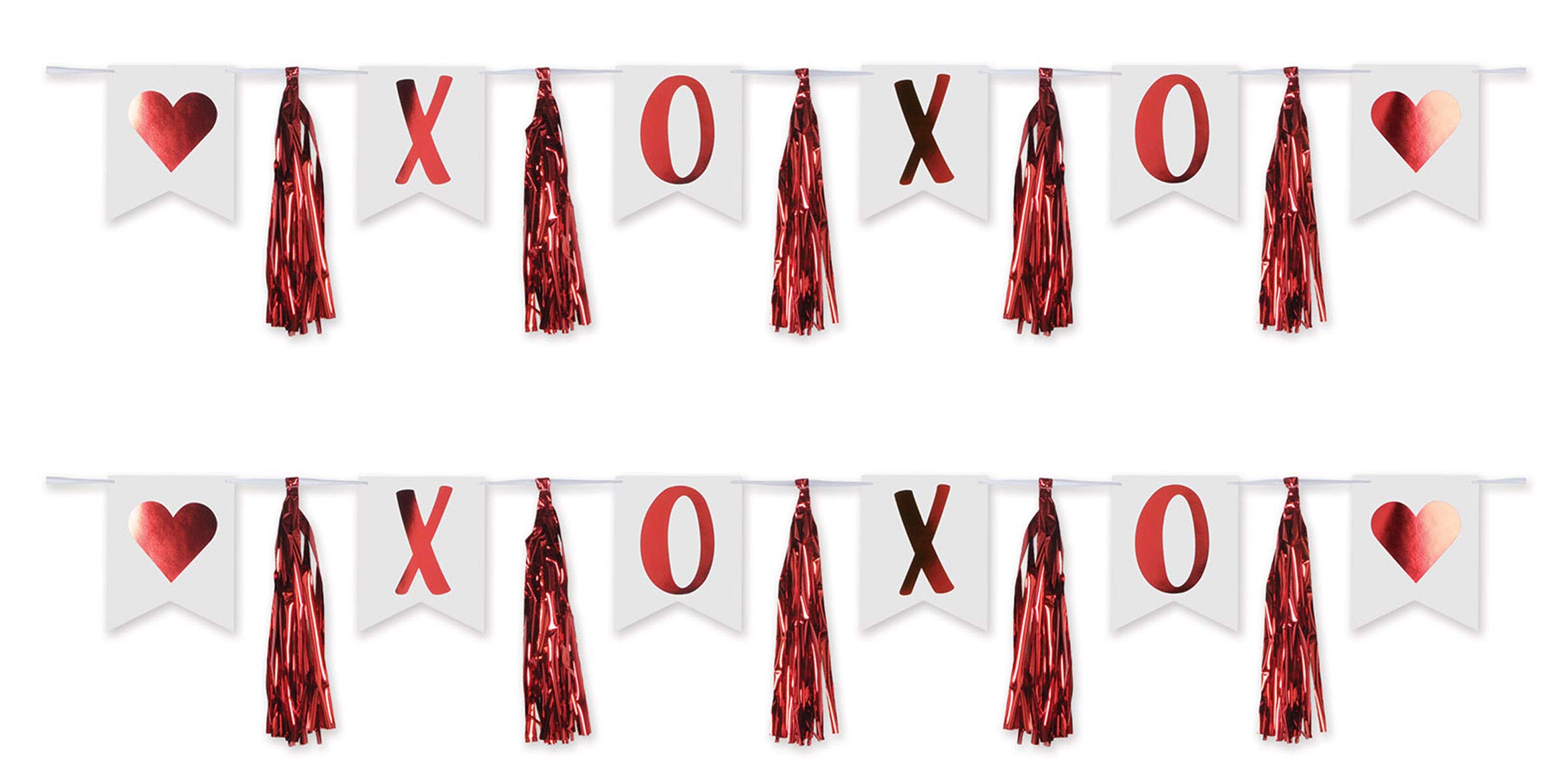 Beistle XOXO Tassel Streamer - 13