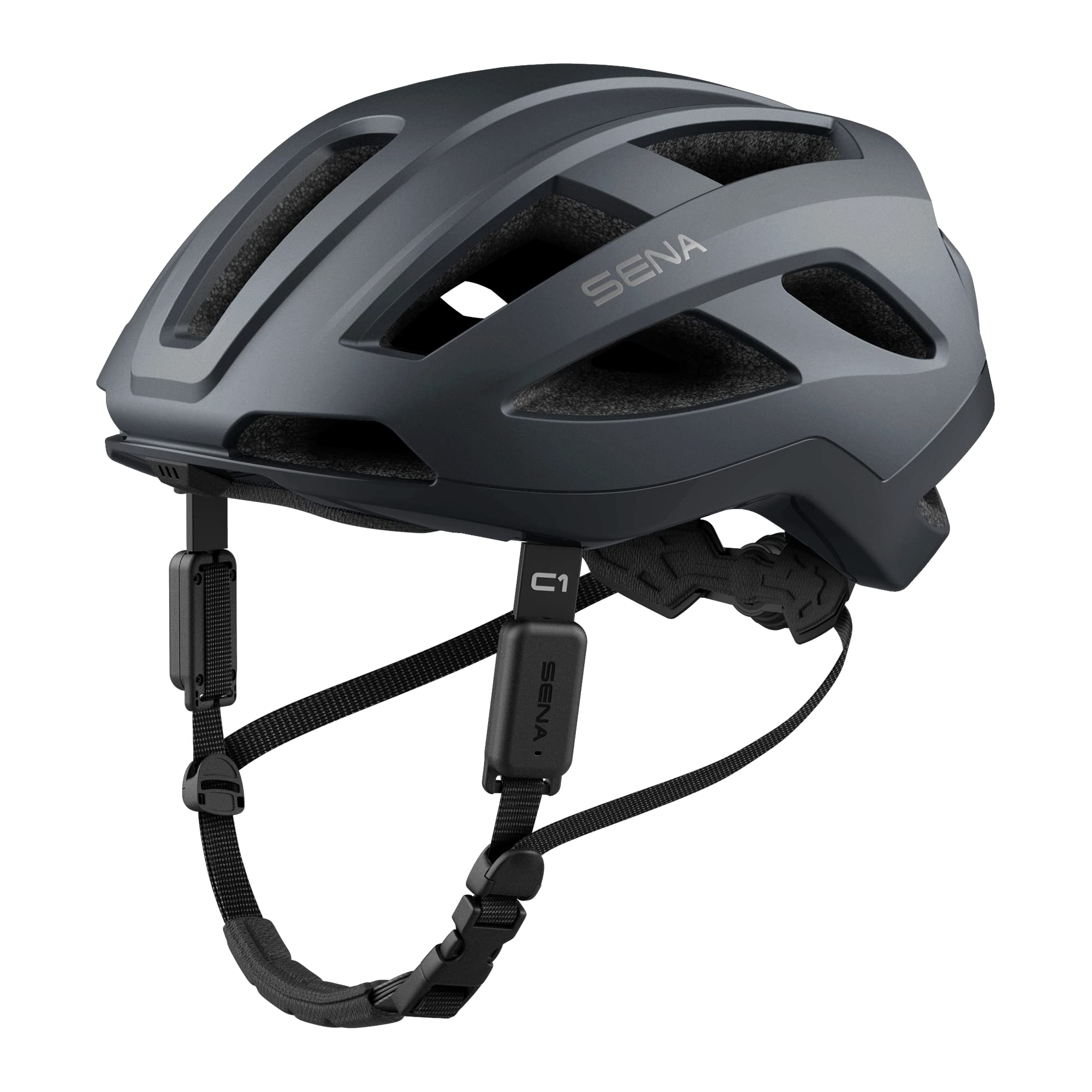 Sena C1 Smart Bike Helmet with Bluetooth Intercom - Hands-Free Calling, Music Streaming & GPS Navigation - Ideal for Road Cycling, Commuting & Urban Riding