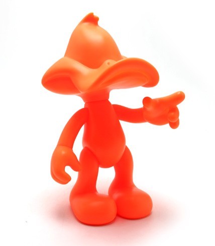 Original Daffy Duck Orange Plush Toy - Soft & Cuddly Collectible for Kids, Fans & Decor - Perfect for Gifts, Bedroom Decor & Looney Tunes Merchandise Collection