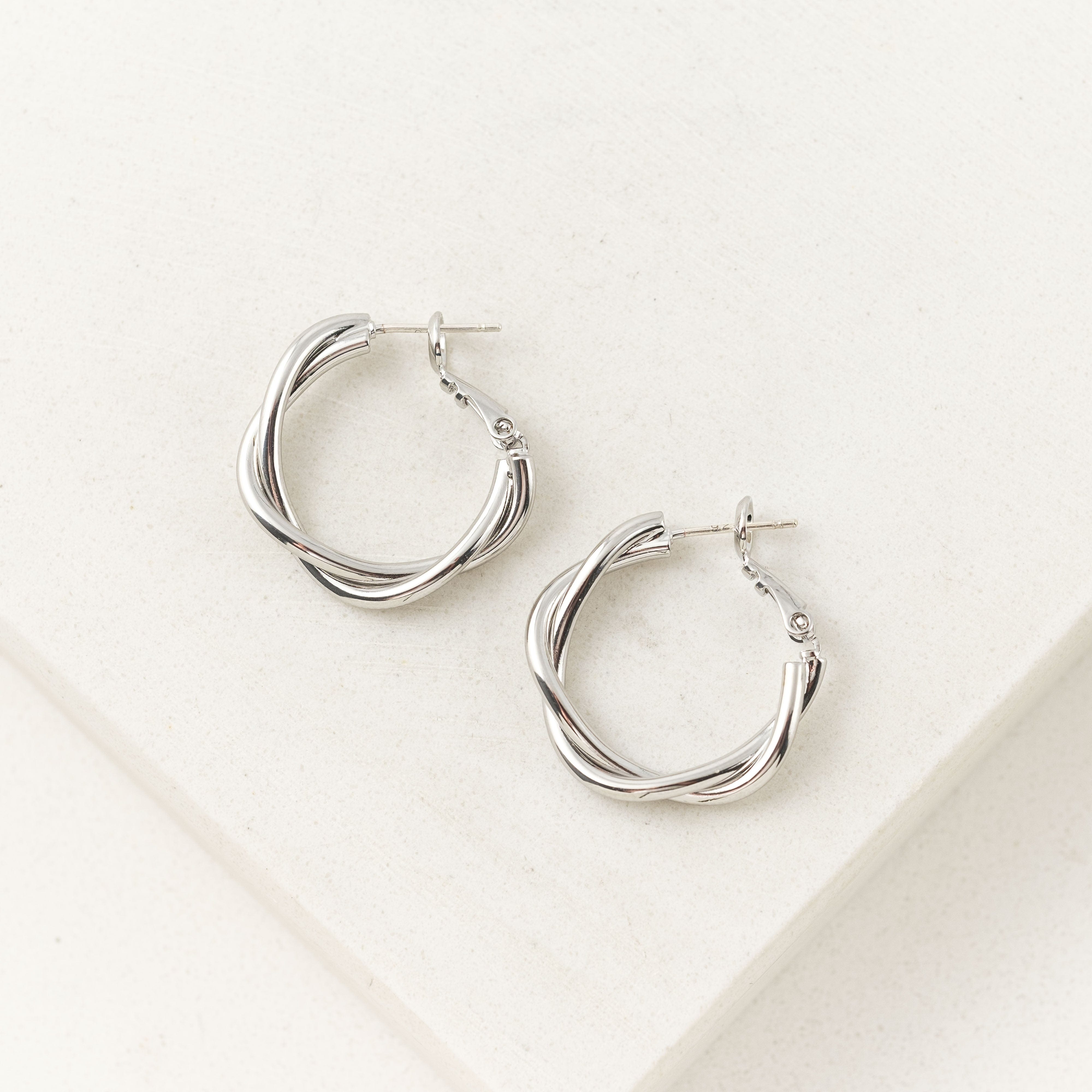 Rory Hoop Earrings for Women - 14K Gold Plated Dainty Huggie Hoops - Minimalist Everyday Jewelry for Work, Date Night & Gifting