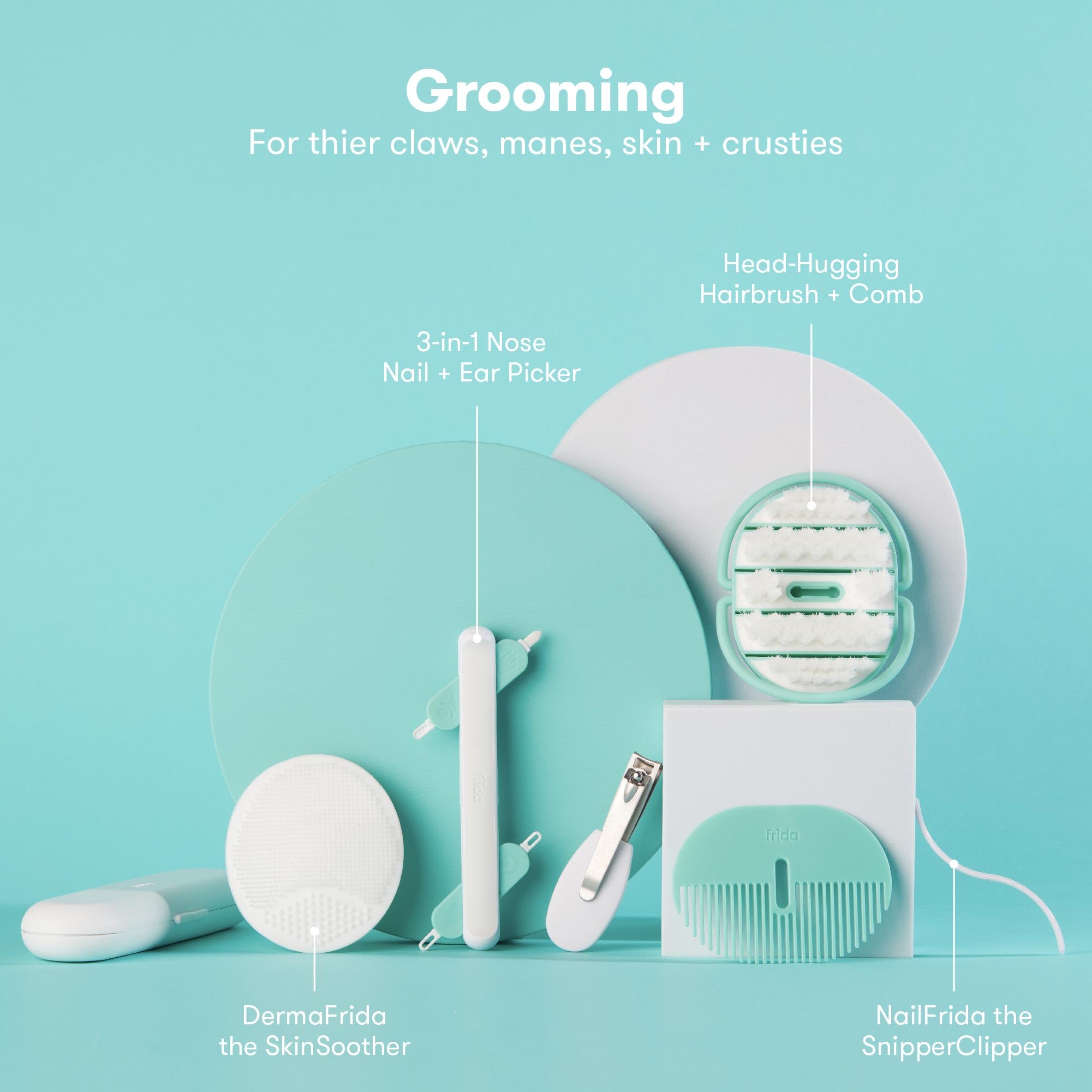 Frida Baby Ultimate Baby Care Kit - Newborn & Infant Essentials Gift Set with Wellness, Sick Day, Gas Relief, Grooming Tools & Teething Toys | Perfect Baby Shower Gift & Daily Care Solution