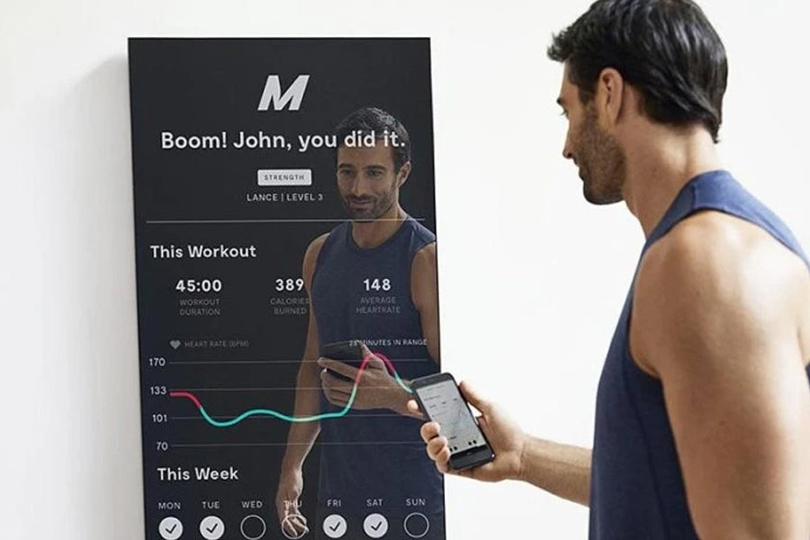 Lululemon Studio Mirror Pro - Smart Home Fitness Mirror with Live & On-Demand Workouts for Home Gym | Perfect for Yoga, HIIT, and Strength Training