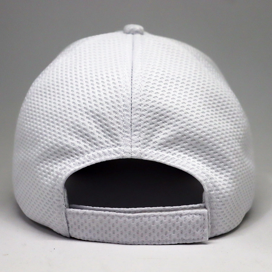 VT Shield Future Looks Bright White Performance Hat with Velcro Closure - Perfect for Running, Golf, and Outdoor Sports