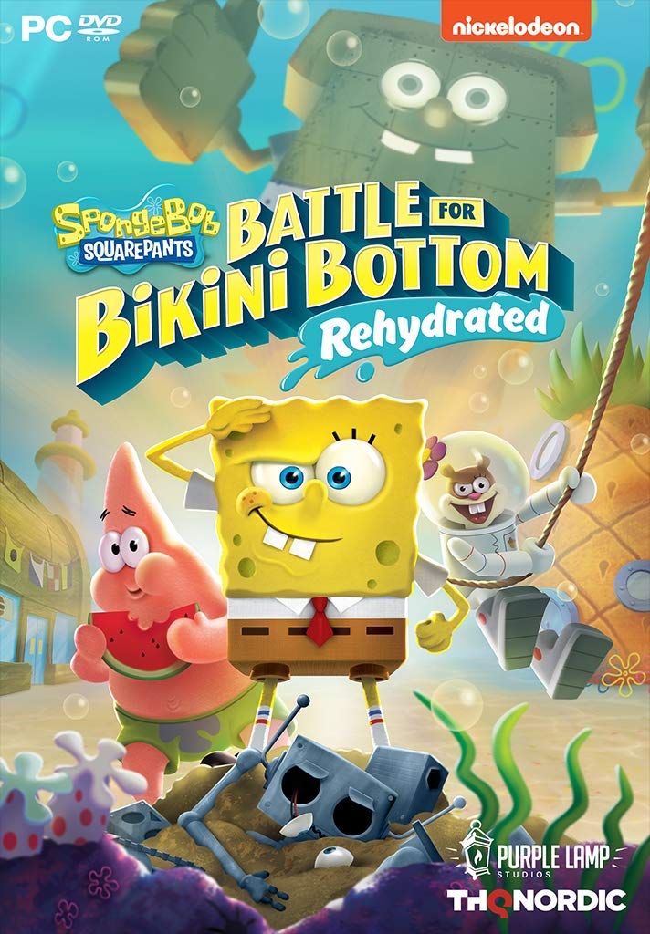SpongeBob SquarePants: Battle for Bikini Bottom - Rehydrated Standard Edition PC Game Download | Online Game Code for Windows | Fun Adventure Game for Kids & Fans