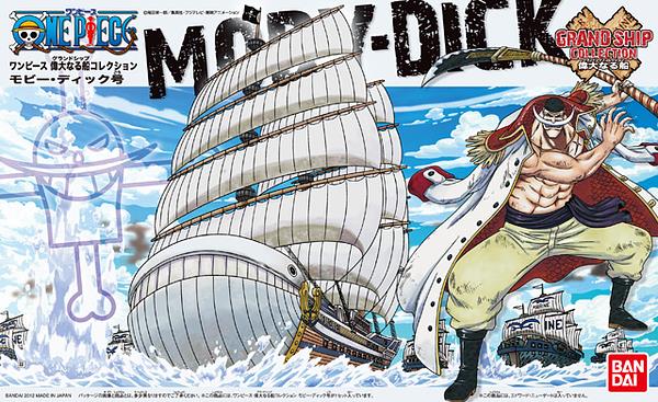 Bandai One Piece Grand Ship Collection #05 Moby Dick Model Kit - Anime Ship Building Set for Collectors & Fans - Perfect for Display, Gifts & DIY Projects