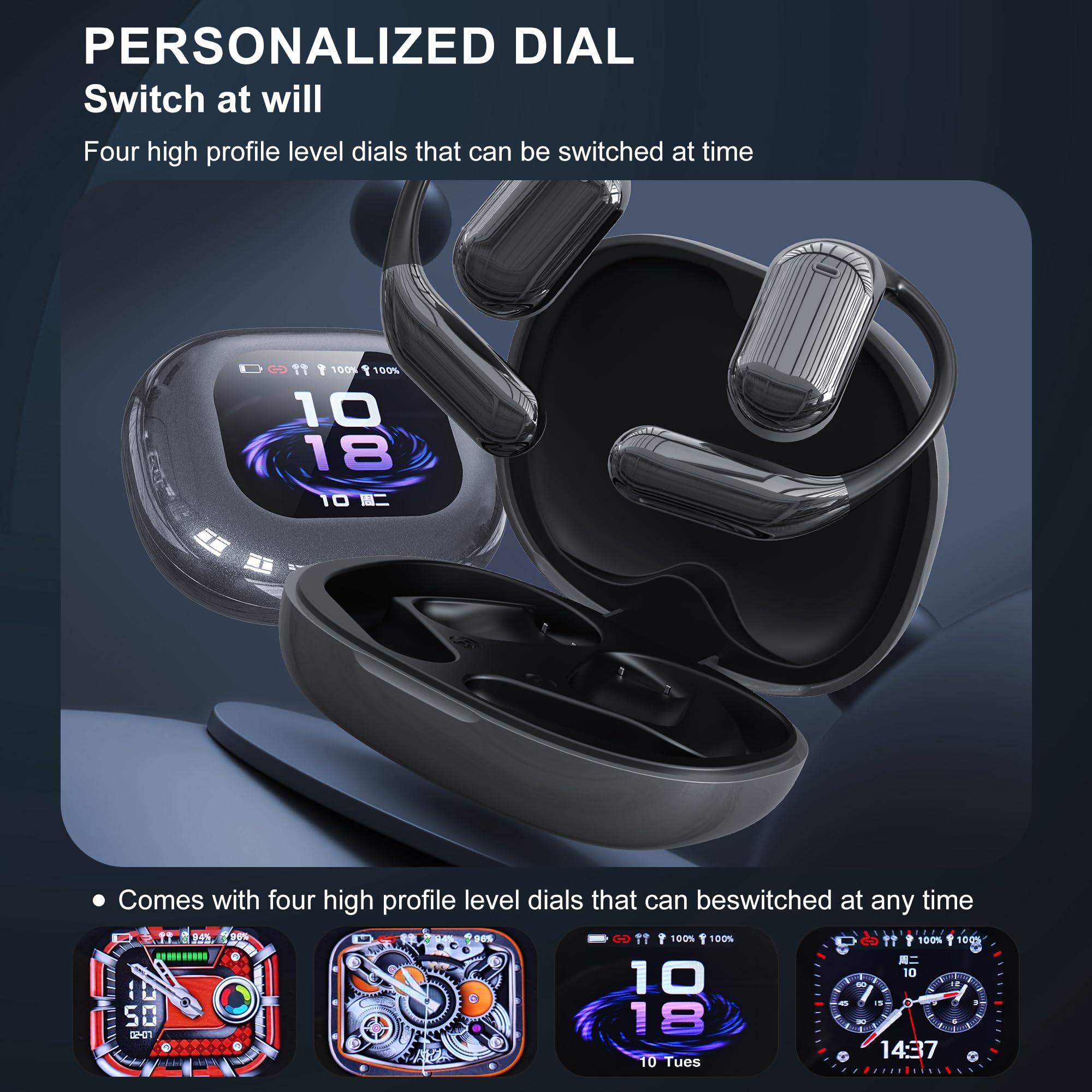 AI Real-Time Translation Wireless Earbuds - 144 Languages Two-Way Translator Bluetooth Headphones with HD Sound | Perfect for Travel, Business Meetings & Language Learning
