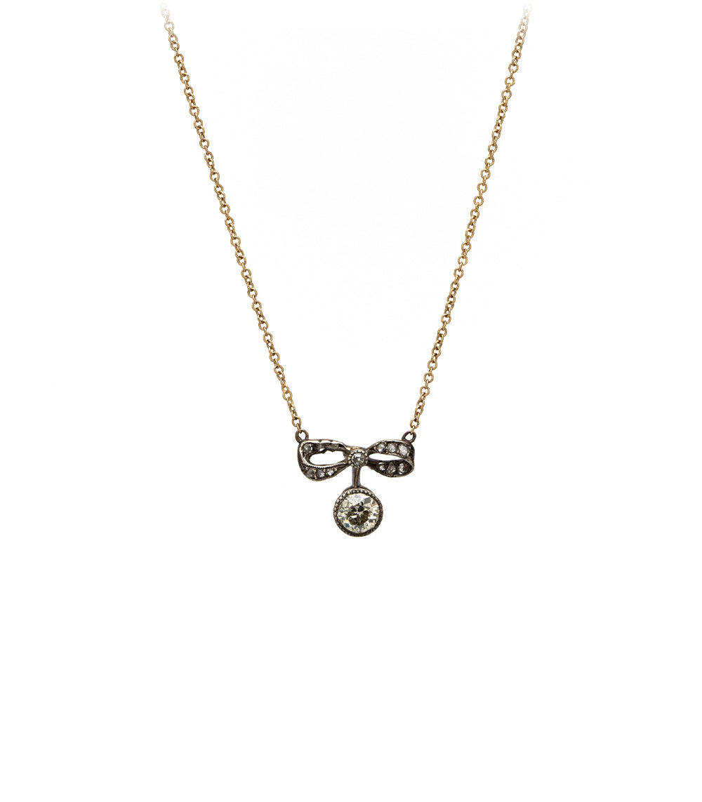 Elegant Victorian Bow Necklace for Women - Vintage Inspired Jewelry Gift for Her - Perfect for Weddings, Parties & Special Occasions